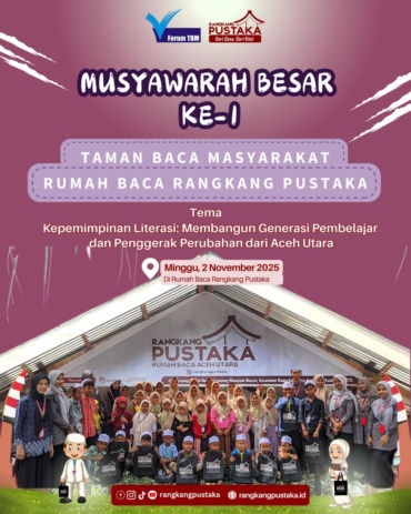 TBM Rangkang Pustaka Aceh Utara Melaksanakan MUBES yang Ke-1